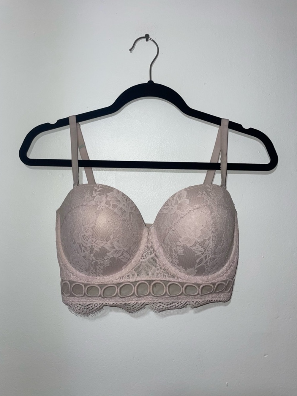 Lace Balconette Bralette with Adjustable Straps